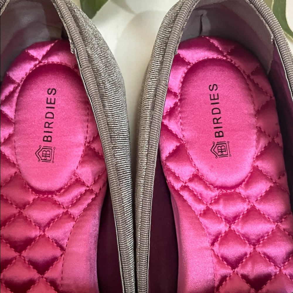 Birdies Starling Velvet Loafers - Stone - Picture 2 of 7